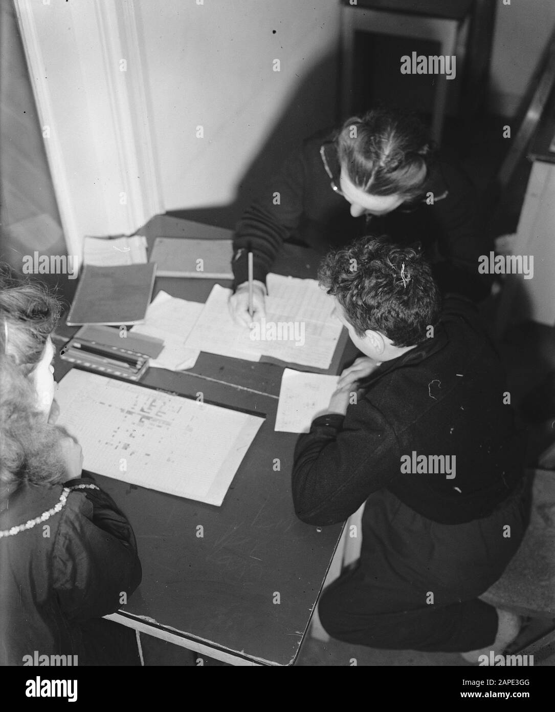 De Werkplaats Van Kees Boeke Datum: 1 Marzo 1946 Foto Stock