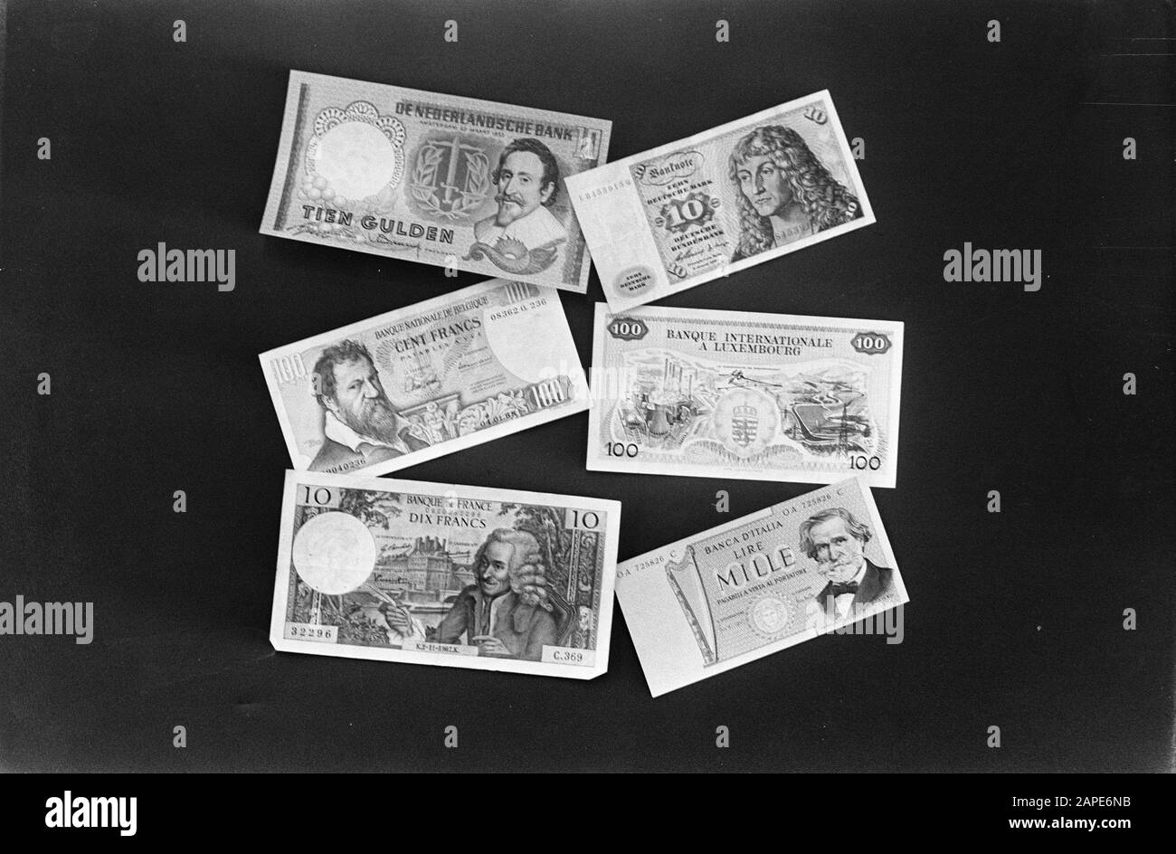 Banconote da paesi CEE Data: 3 aprile 1970 Parole Chiave: Banconote Foto Stock