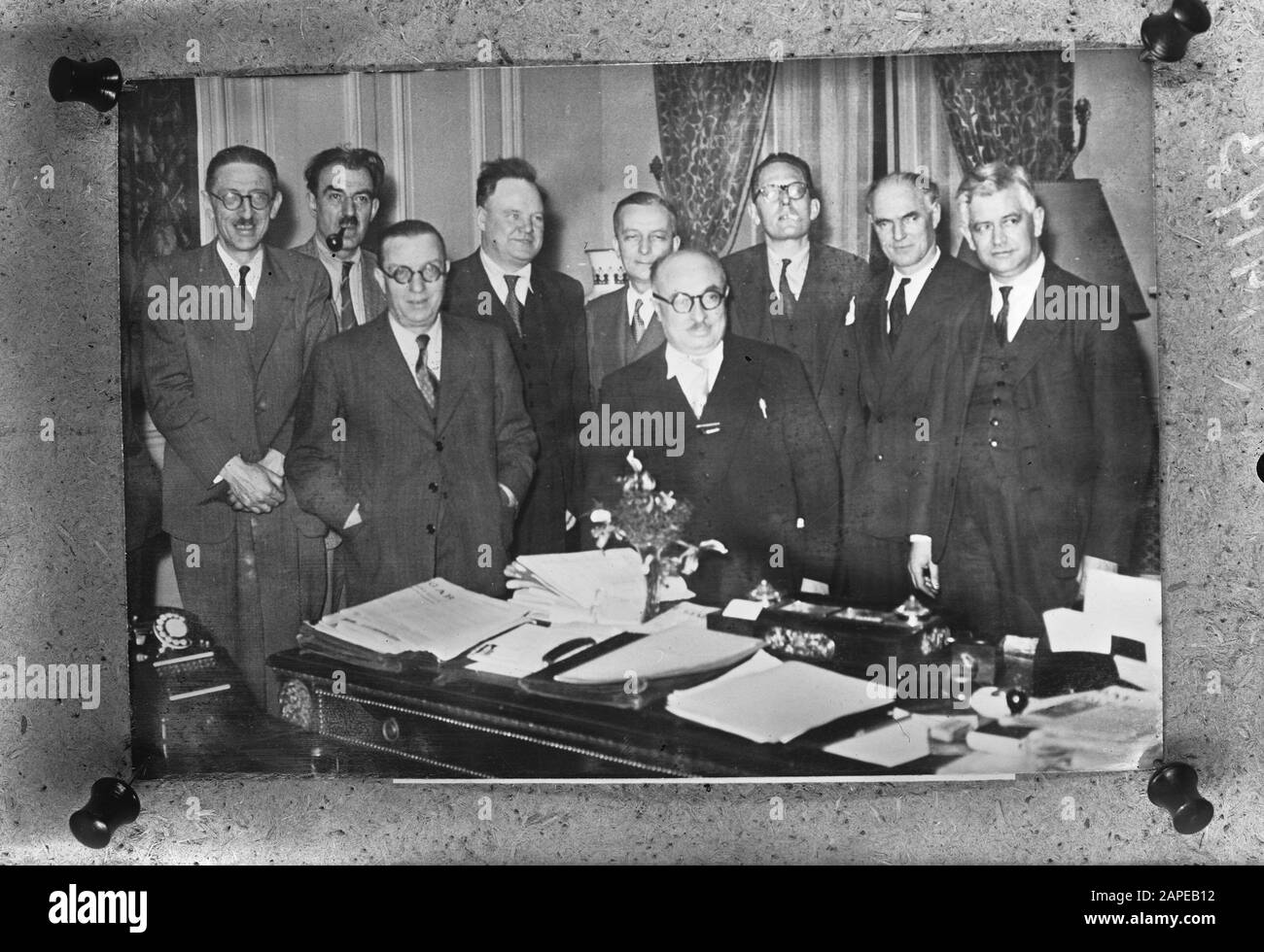 Il Nuovo Governo Francese Annotazione: Repronegative Data: 29 Gennaio 1946 Luogo: Francia Parole Chiave: Governi Foto Stock