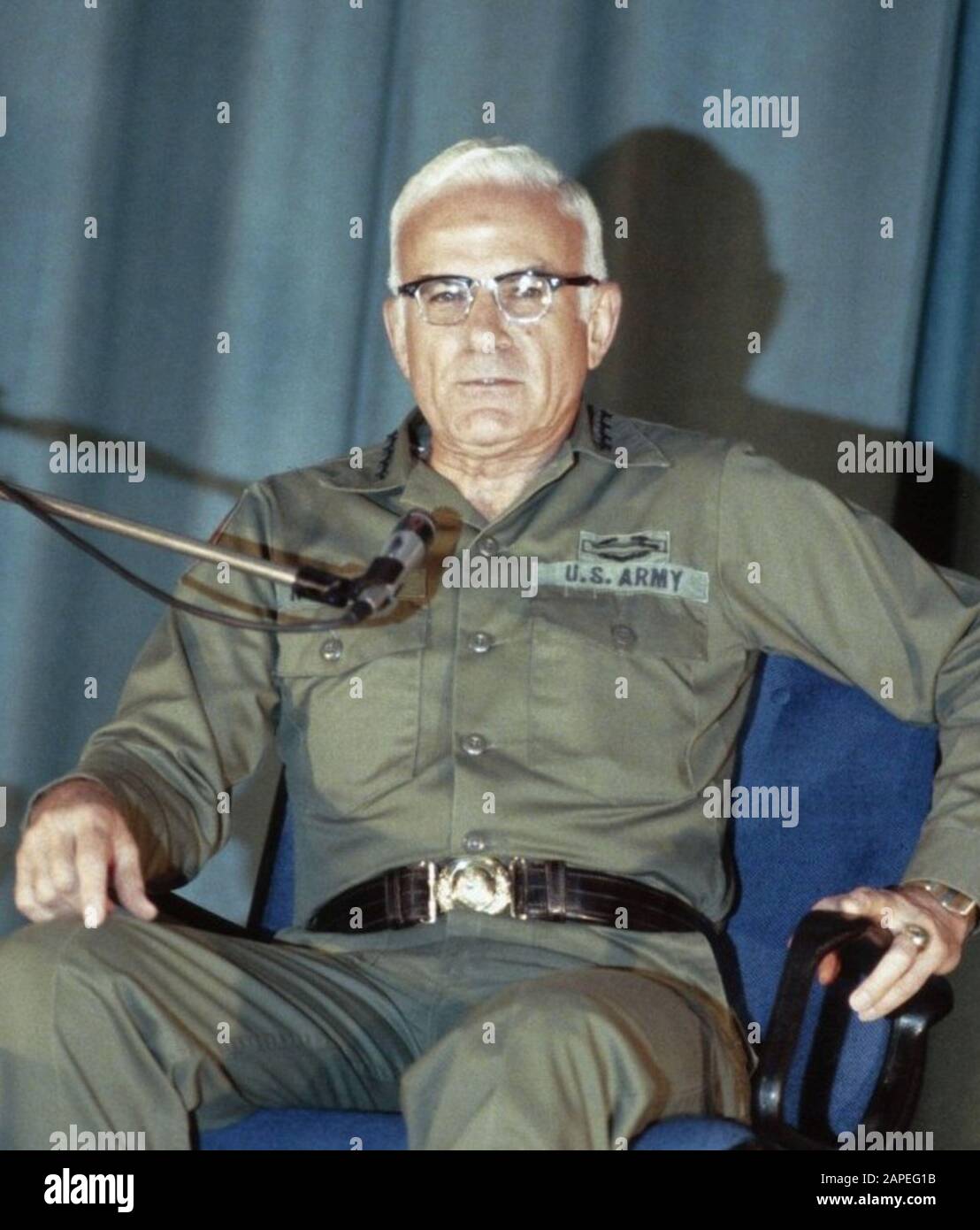 Cerimonia di apertura NATO Esercizio forgia d'autunno a Ramstein (Germania occidentale); comandante in capo del generale Rogers; Foto Stock