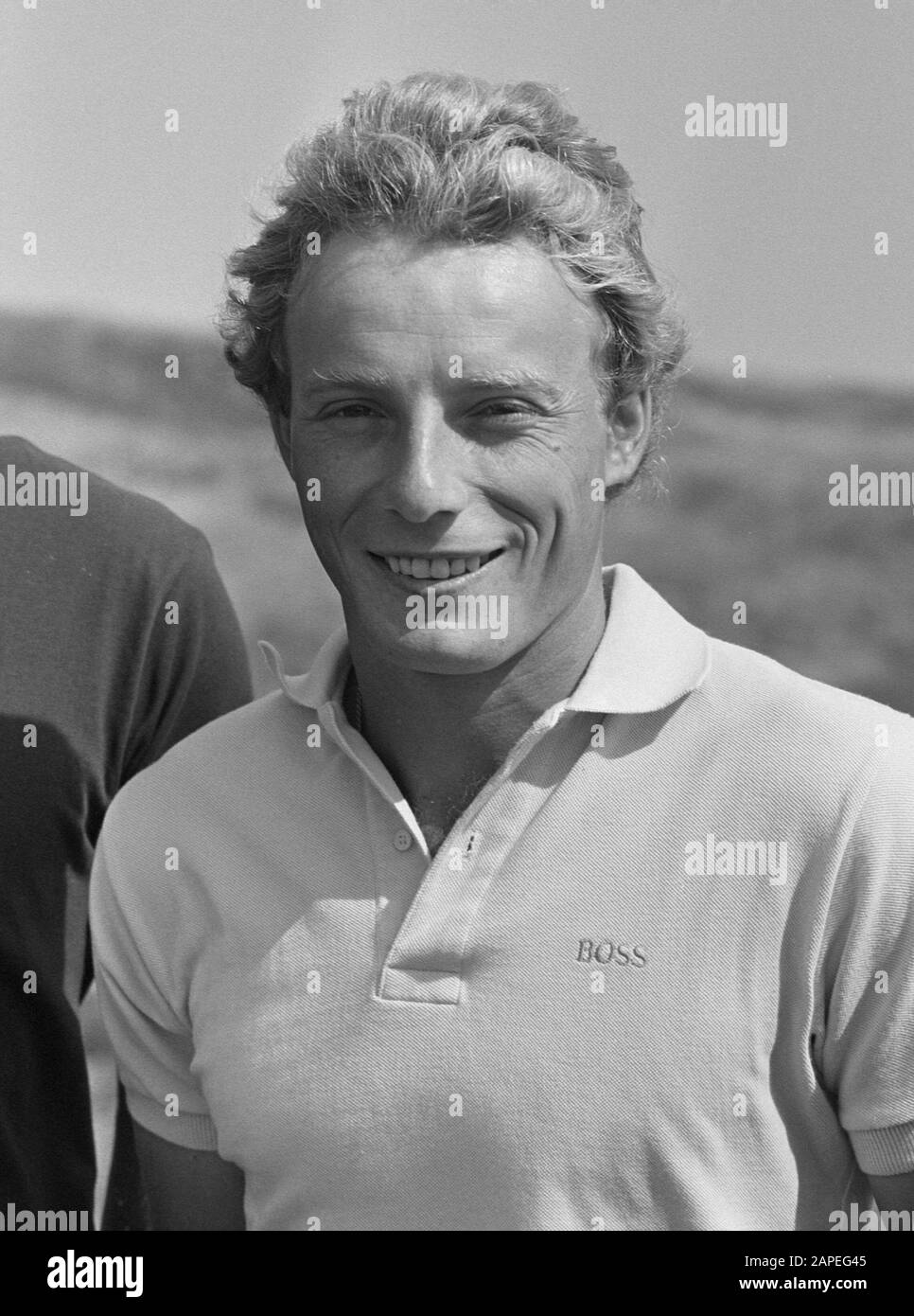 Il torneo internazionale di golf a Noordwijk inizia domani; Bernhard Langer (Head); Foto Stock