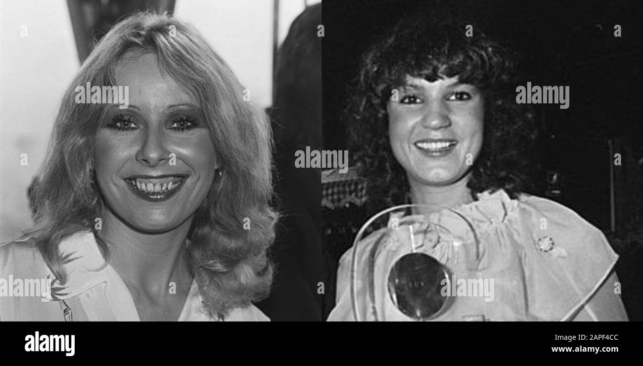 Bonnie (1981) e Jose (1979). Questa immagine rappresenta il gruppo Bonnie e Jose Foto Stock