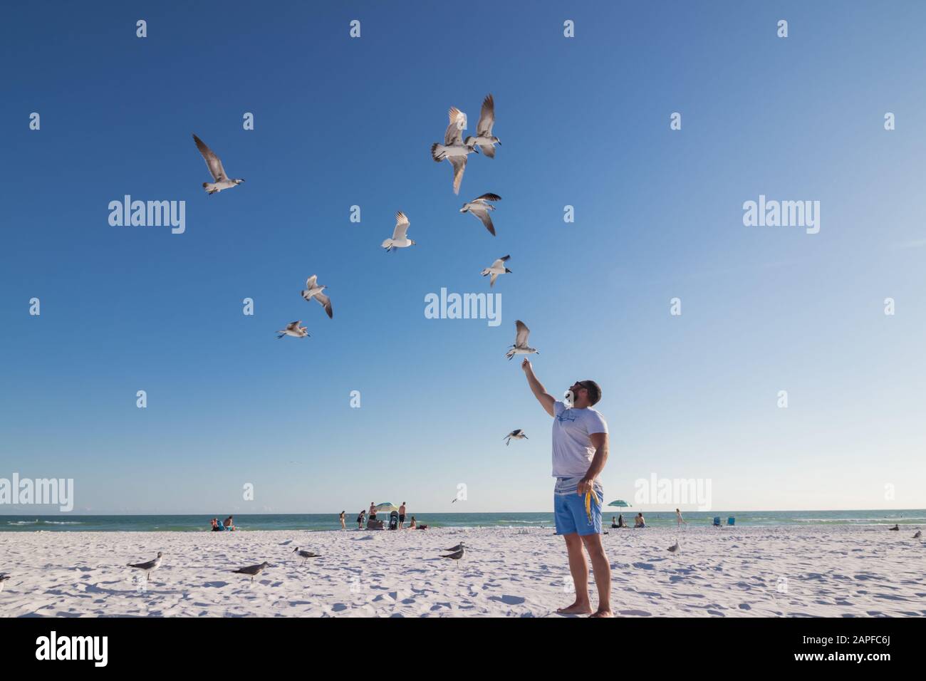 Spiaggia della Florida Foto Stock