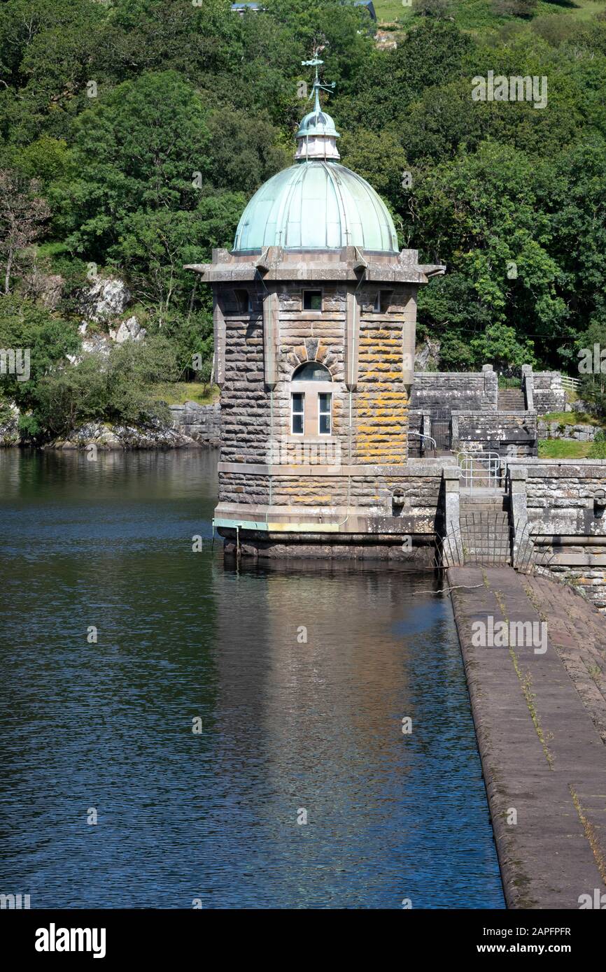 Pen Y Garreg Dam, Elan Valley, Rhayader, Galles Foto Stock