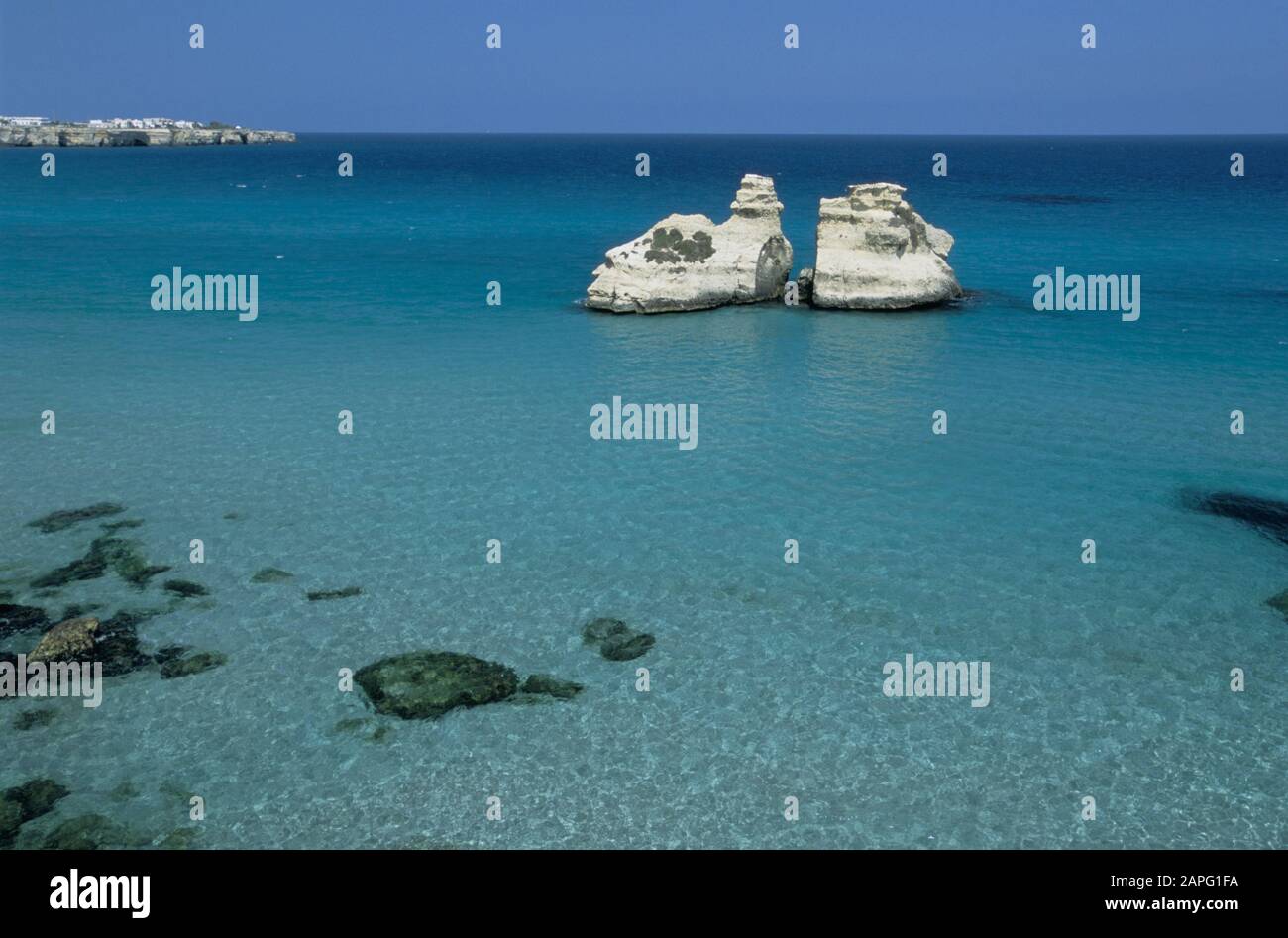 italia, puglia, torre dell'orso, parco naturale Foto Stock