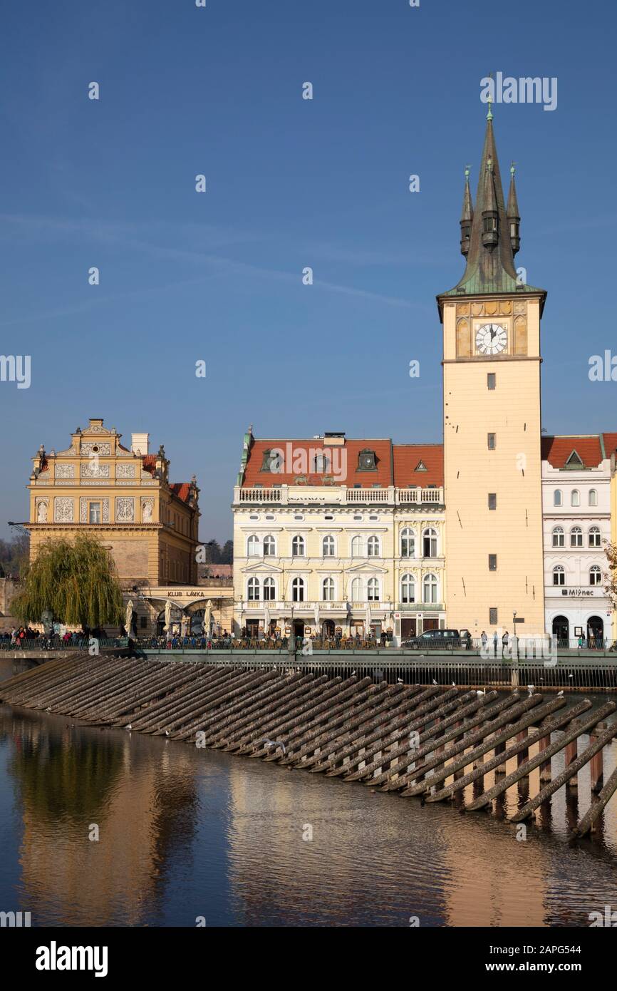 Bedrich Smetana Museum Al Molo Di Smetana, Praga, Boemia, Repubblica Ceca, Europa Foto Stock