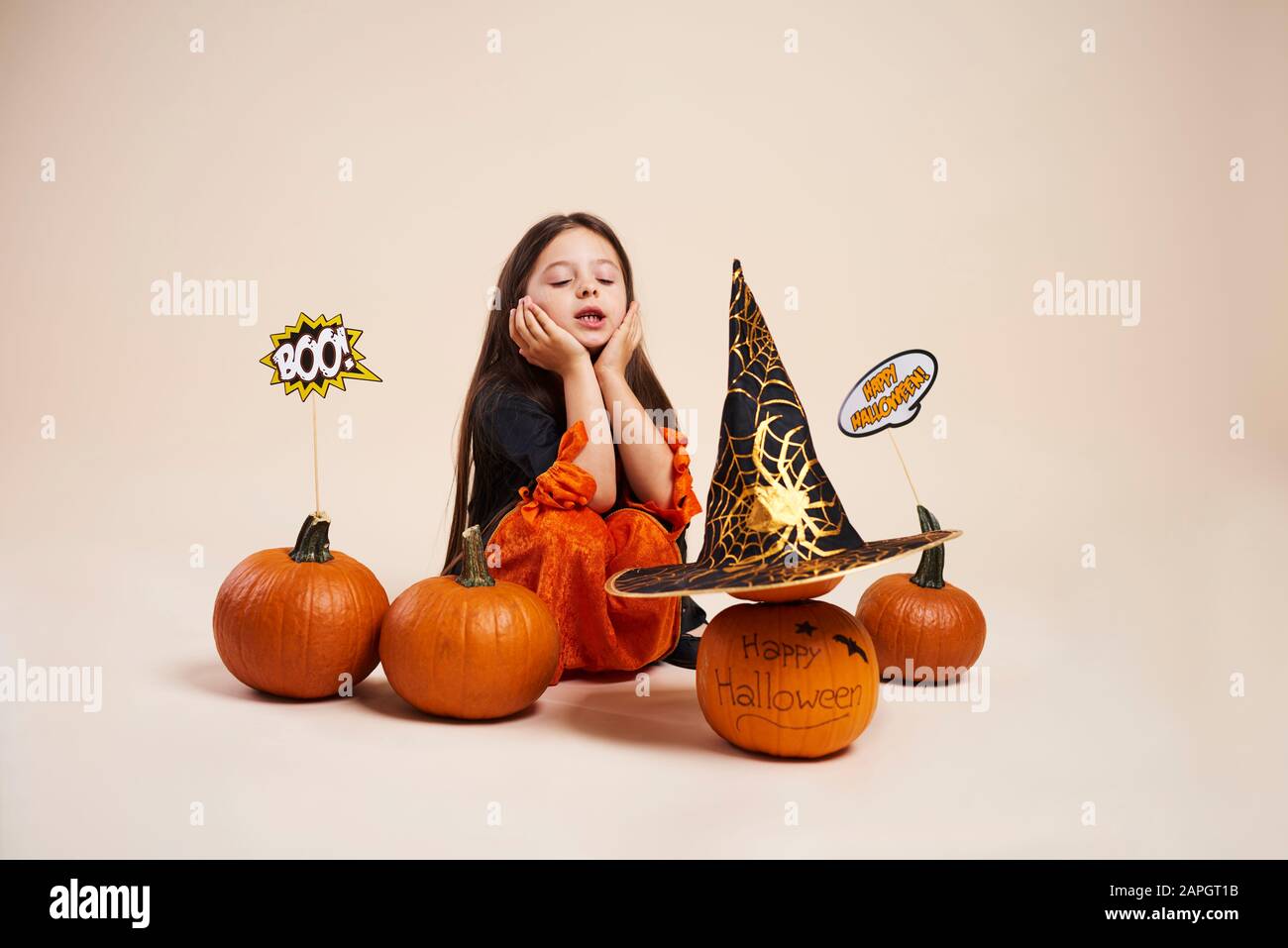 Ottobre è il tempo della festa di Halloween Foto Stock