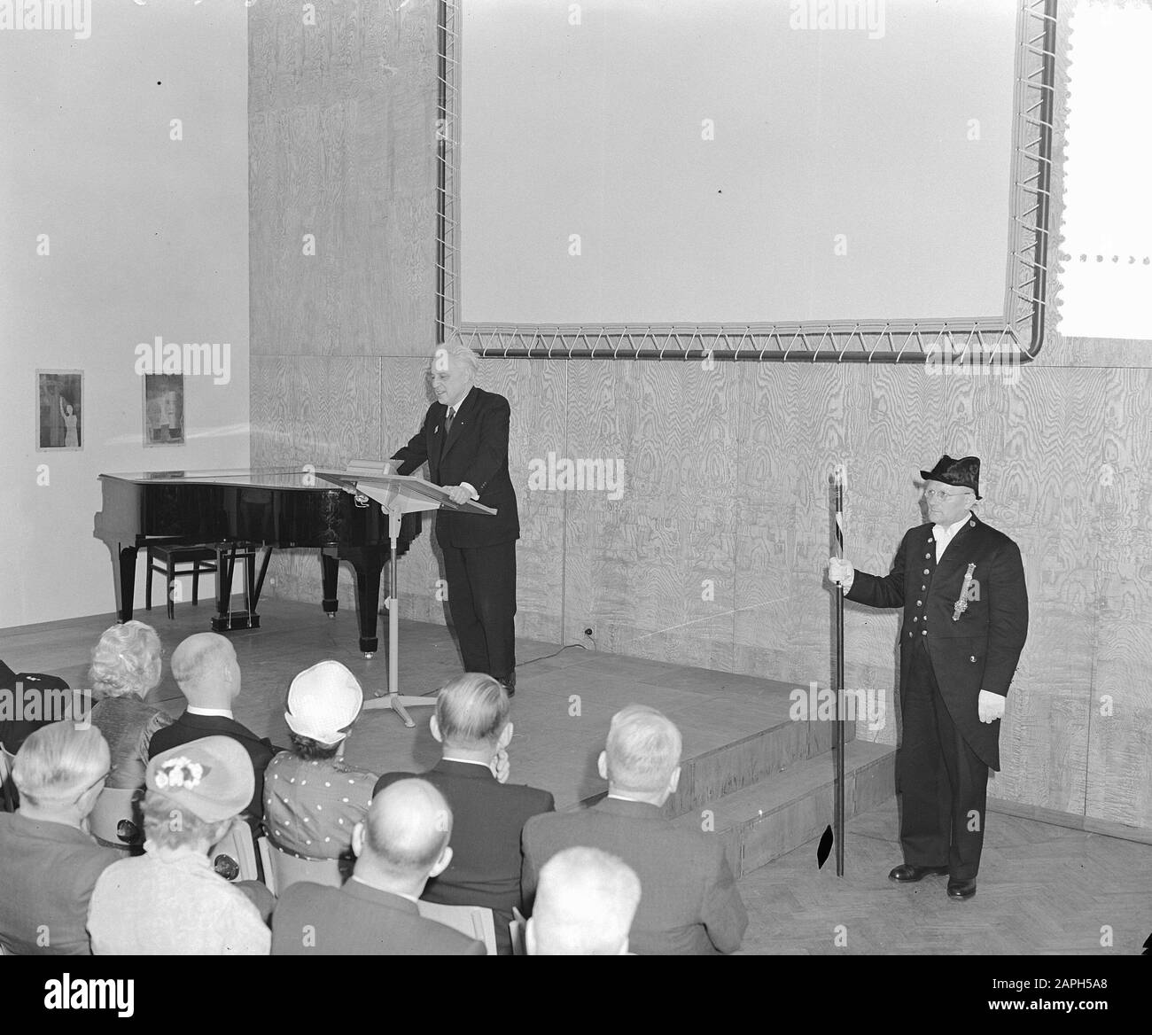 140 Anni Società Biblica Olandese, Reception Museo Stedelijk Data: 15 Giugno 1954 Foto Stock