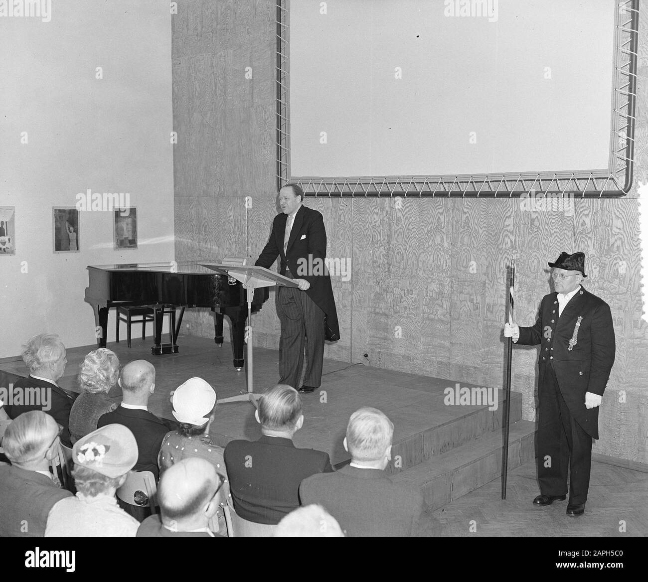 140 Anni Società Biblica Olandese, Reception Museo Stedelijk Data: 15 Giugno 1954 Foto Stock