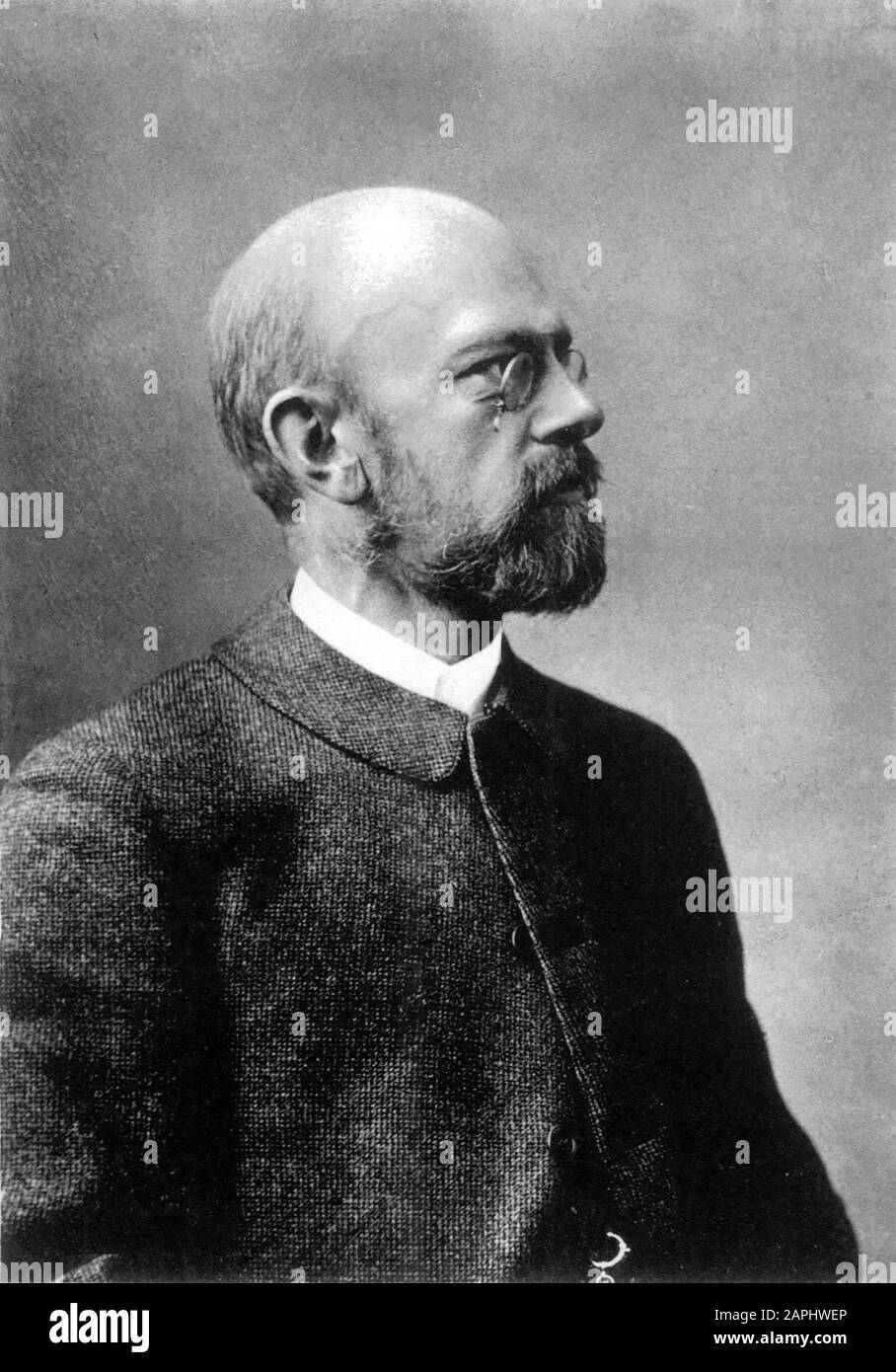 David HILBERT (1862-1943) matematico tedesco Foto Stock