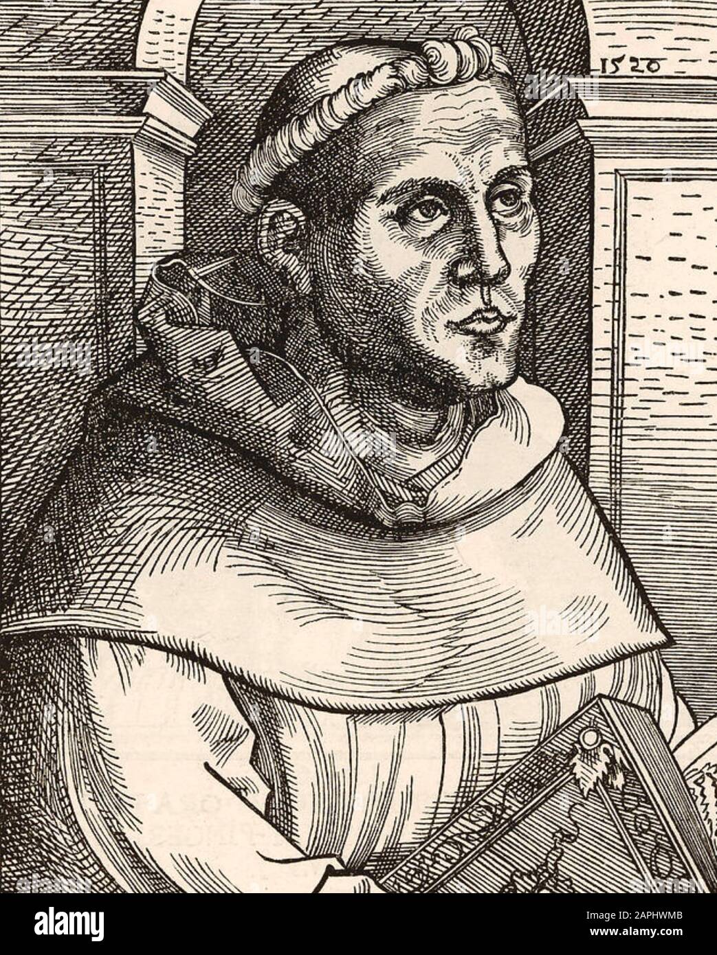 Martin LUTERO (1483-1546) teologo protestante tedesco Foto Stock