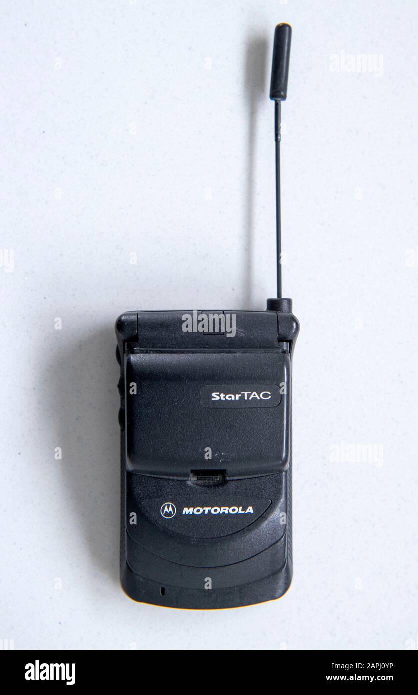 Telefono cellulare Motorola StarTAC flip. Foto Stock