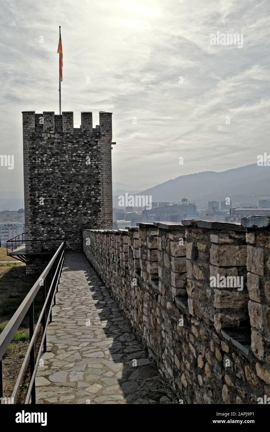 Fortezza Medievale;Skopje;Macedonia Settentrionale; Foto Stock