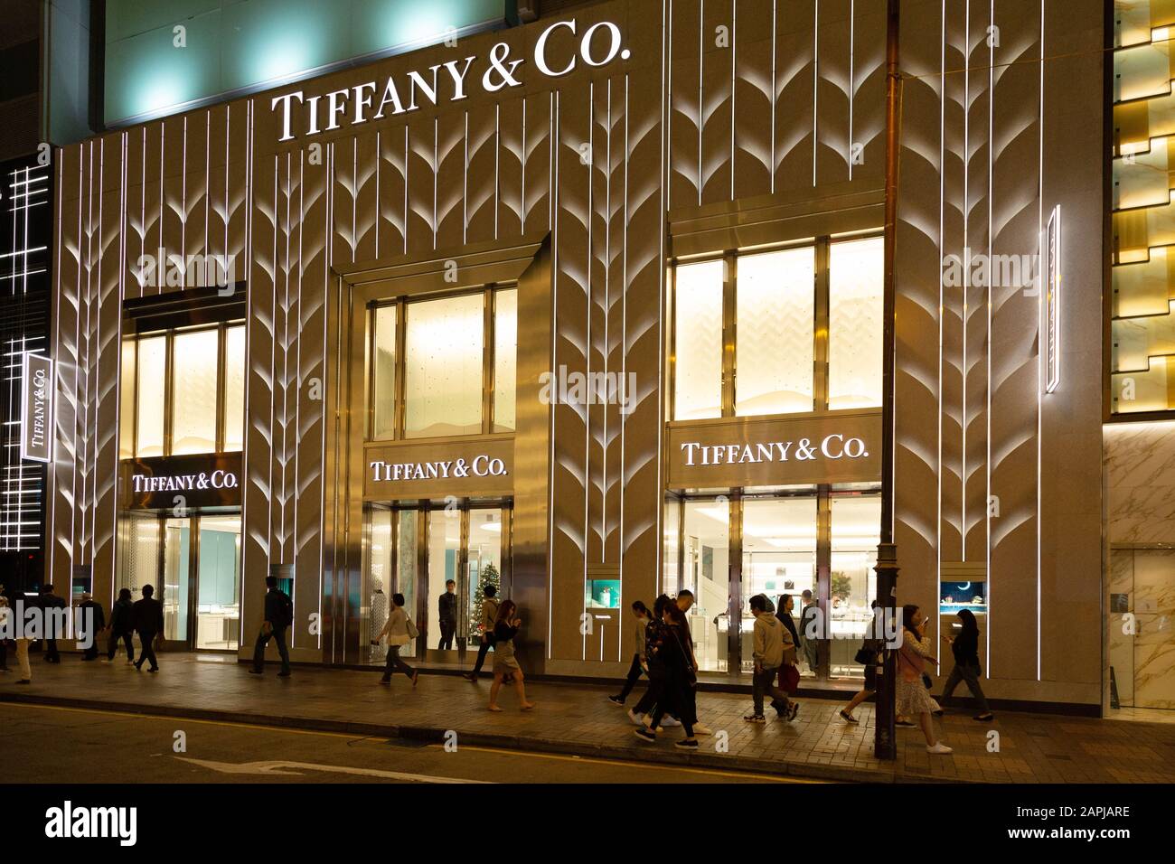 Tiffany & Co Store, Kowloon, Hong Kong Asia - Foto Stock