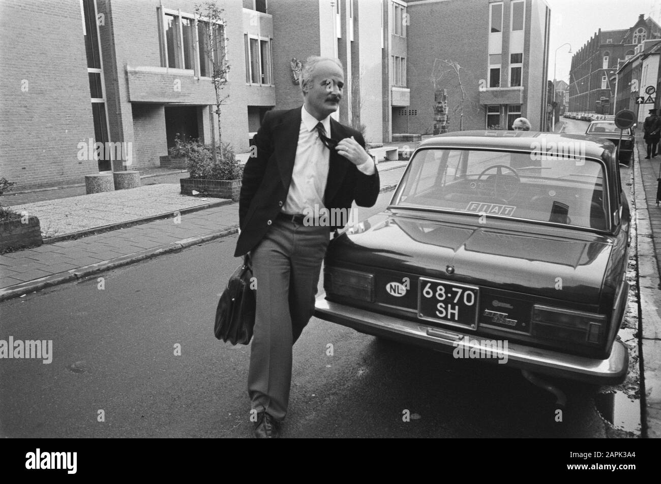 Terzo giorno di processo contro la guerra criminale L. a Roermond; 11: Menachem Scozia Data: 24 novembre 1976 Parole Chiave: Criminali di guerra, processi Foto Stock