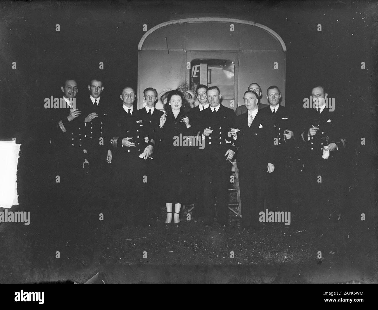 Danese Marina Al Circus Mikkenie Data: 2 Ottobre 1948 Parole Chiave: Marine Foto Stock