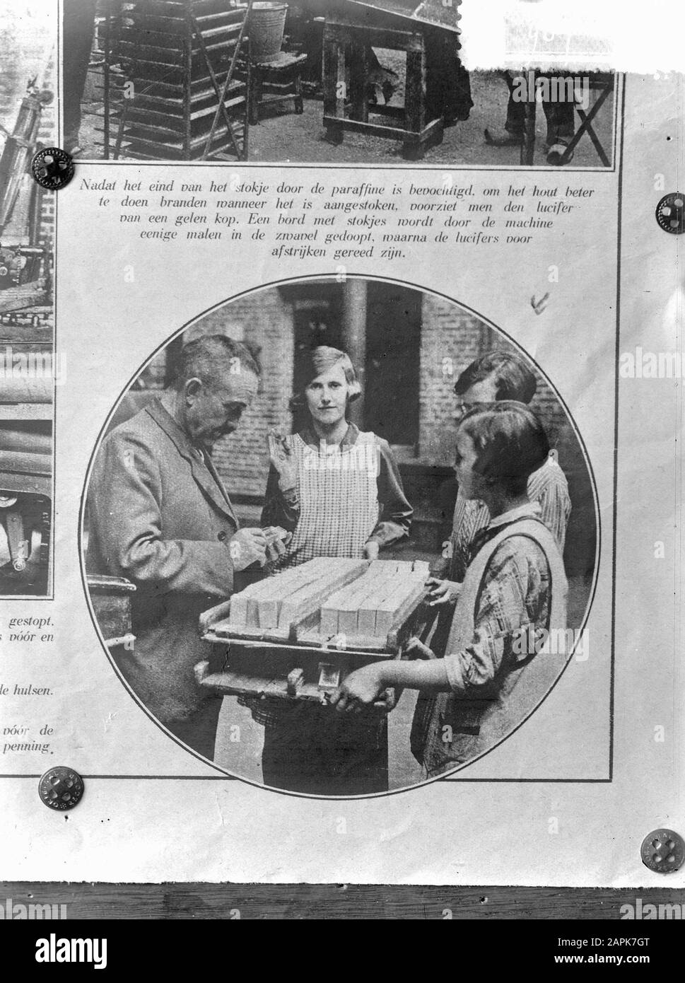 9x12 Matchmaking (ispezione delle scatole) Data: Parole Chiave non date: Match frabicage Foto Stock