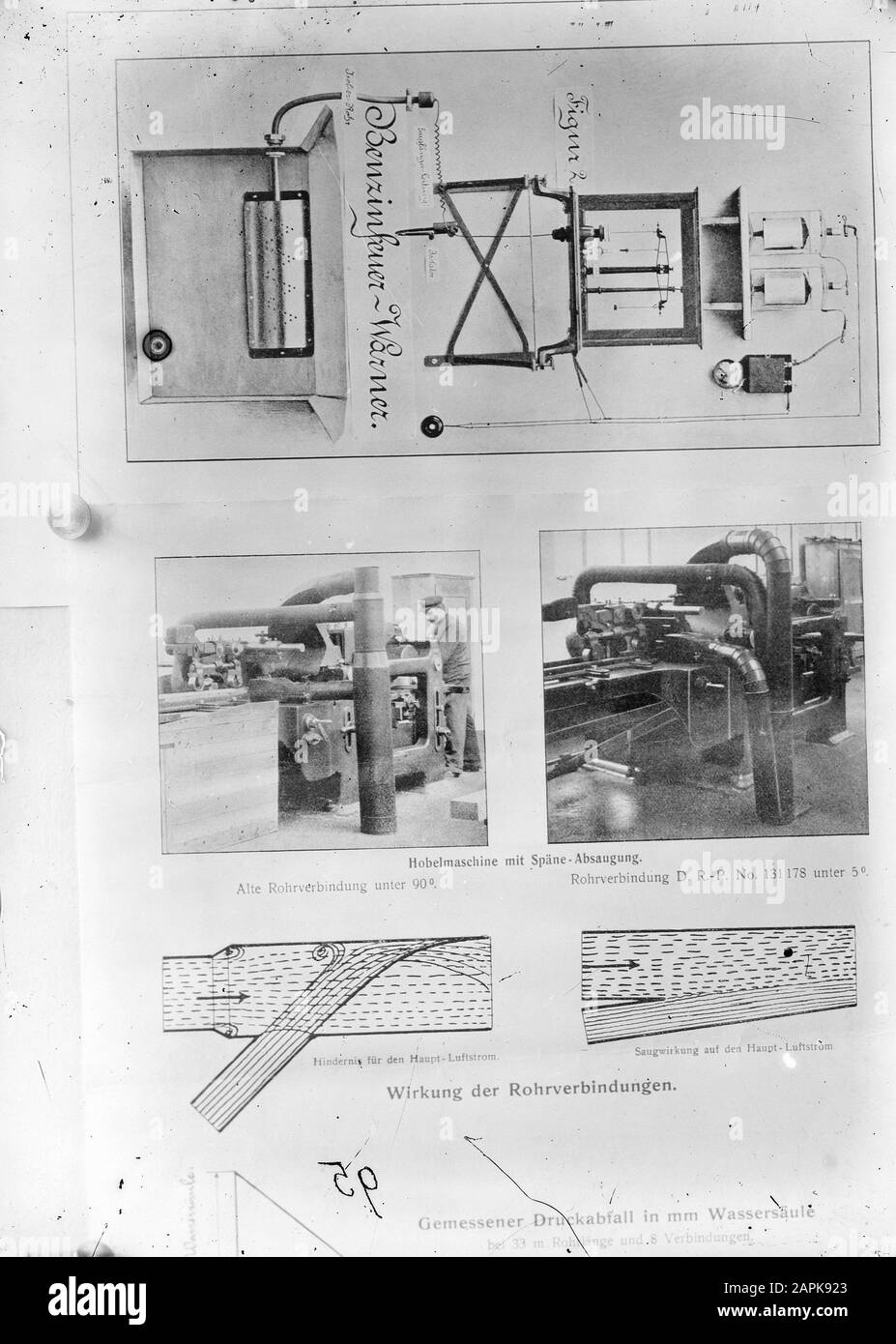 9x12 Planer alimentato a benzina Data: Parole Chiave non date: Planer Foto Stock
