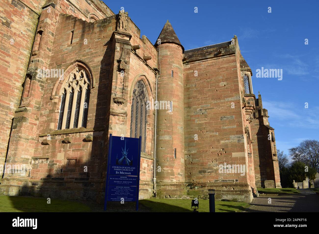 San Michele è la Chiesa Parrocchiale, Linlithgow Foto Stock