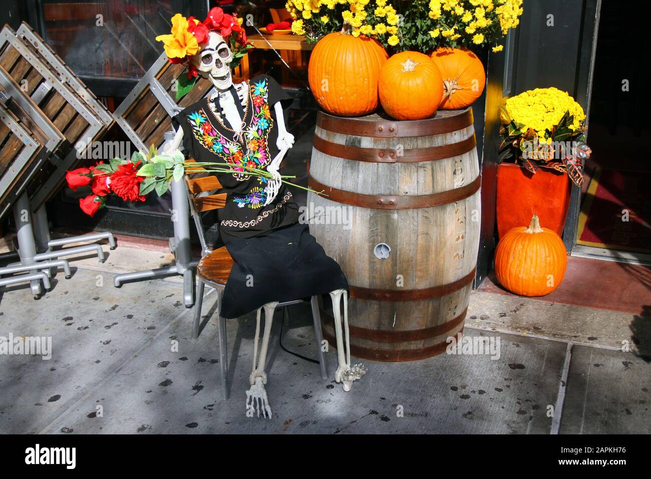Dia del los muertos pronto per Halloween Foto Stock