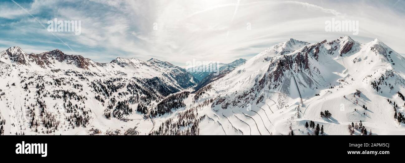 Austria, Carinzia, Salisburgo Paese, Obertauern in inverno Foto Stock