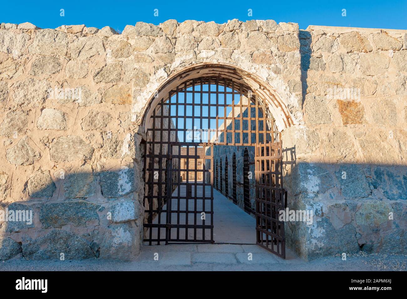 Caserma di prigione territoriale di Yuma, Arizona state Historic Park, USA Foto Stock
