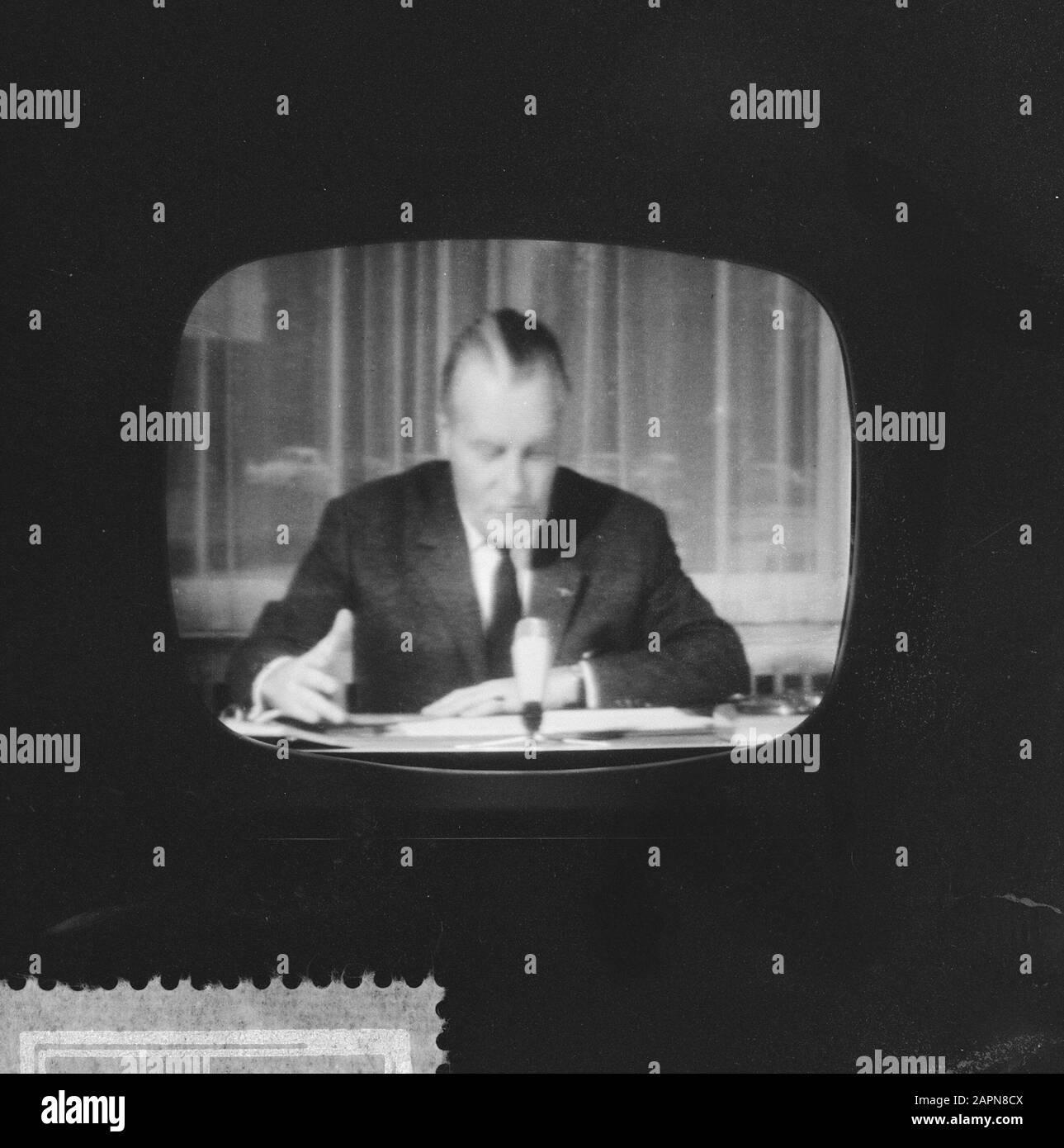 MR. Locksmith (President Avro) dalla televisione Data: 6 dicembre 1964 Parole Chiave: Televisori, presidenti Nome istituto: Avro Foto Stock