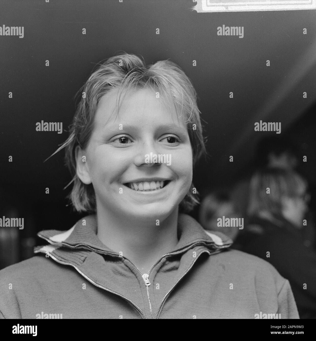 Paesi Bassi nuoto contro la Russia a Zwolle, Tamara Sosnova Data: 10 Settembre 1965 luogo: Overijssel, Zwolle Parole Chiave: Sport, nuoto Foto Stock