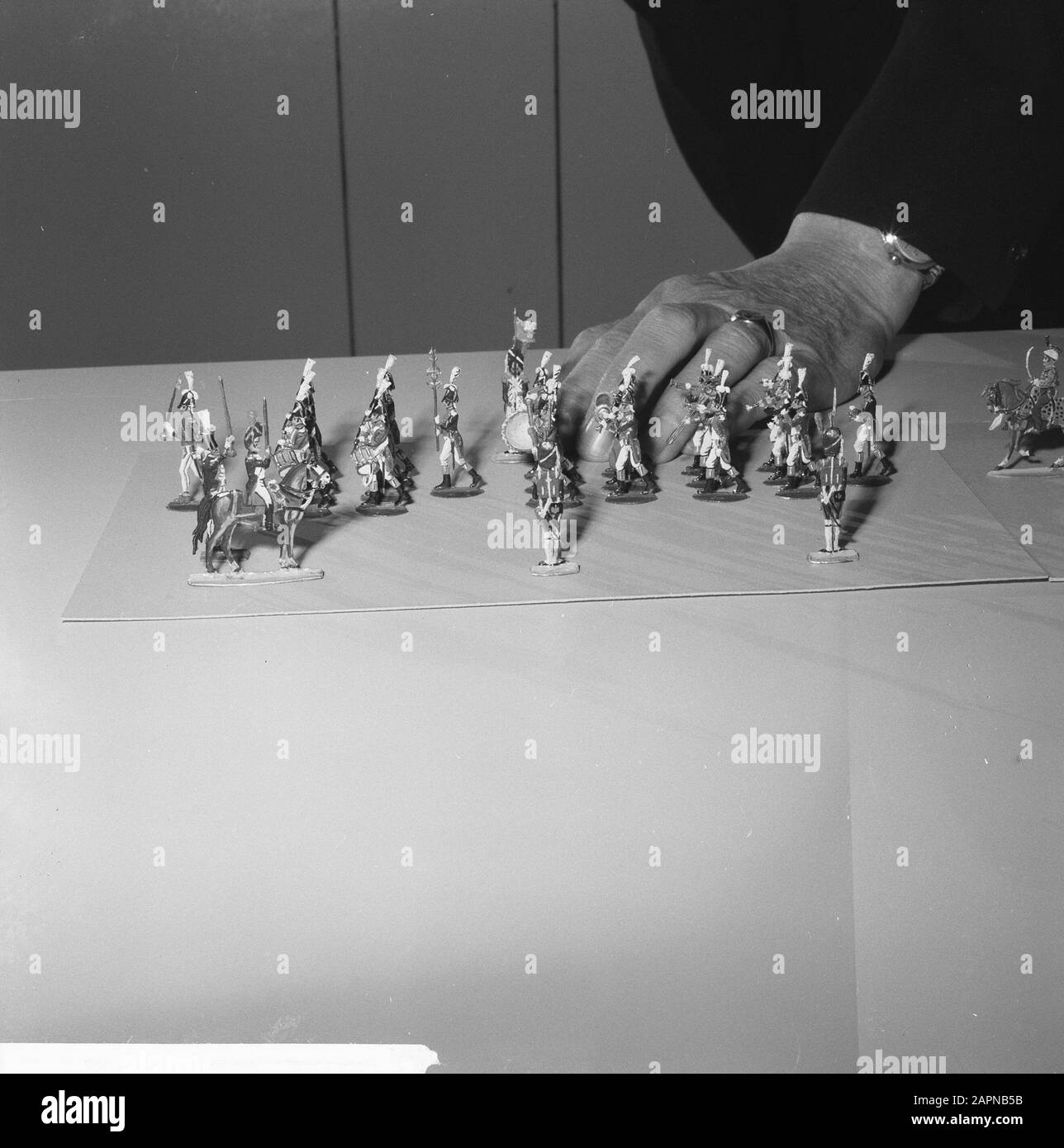 Pewter Soldatini giocattoli, stagno Data: 30 ottobre 1965 Parole Chiave: Giocattoli, stagno Foto Stock