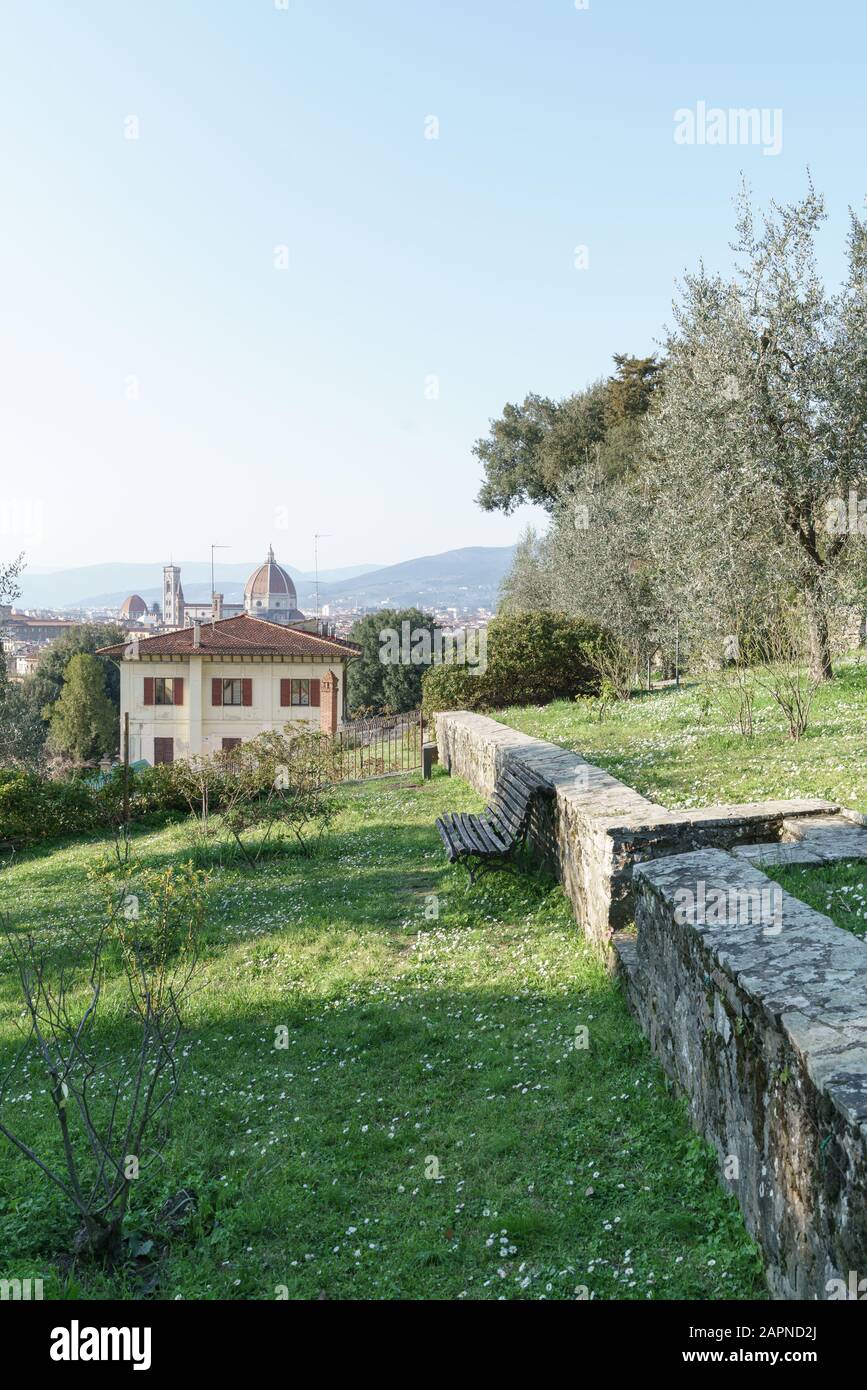 vista su firenze Foto Stock