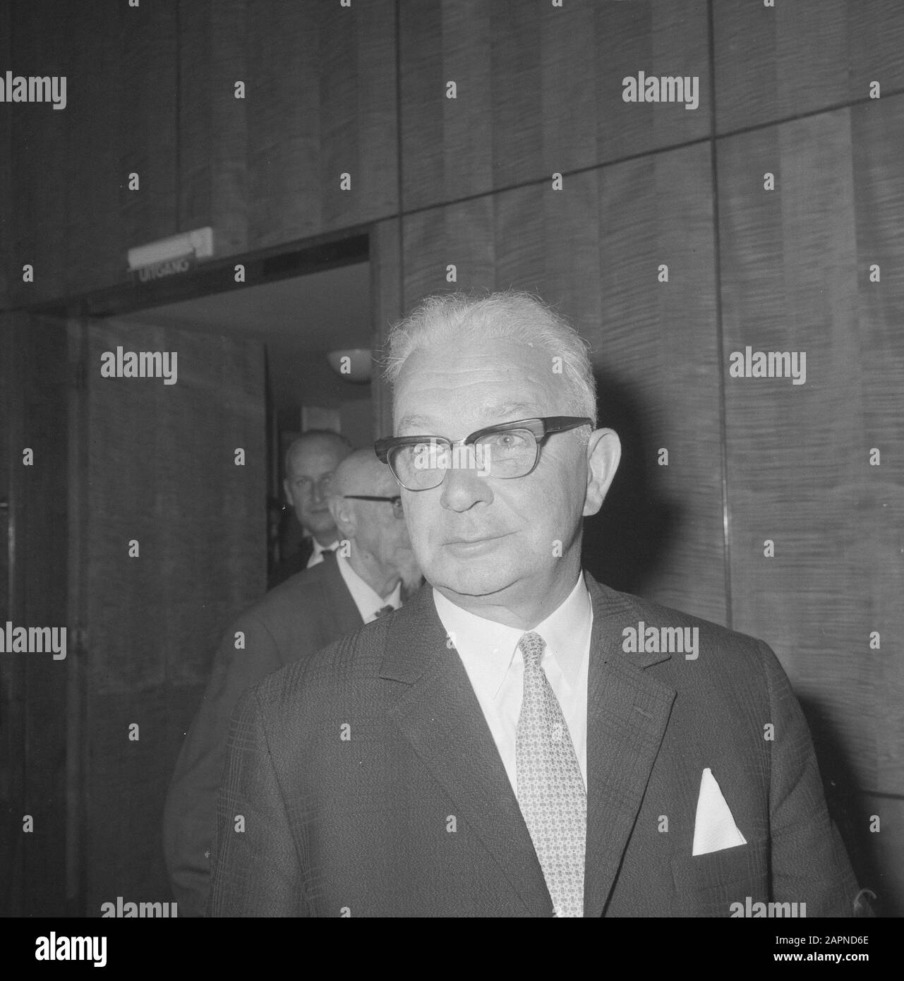 Nuovo presidente NCRV a Utrecht Data di installazione: 24 giugno 1966 Località: Utrecht (città) Parole Chiave: Emittenti, ritratti Nome istituto: NCRV Foto Stock