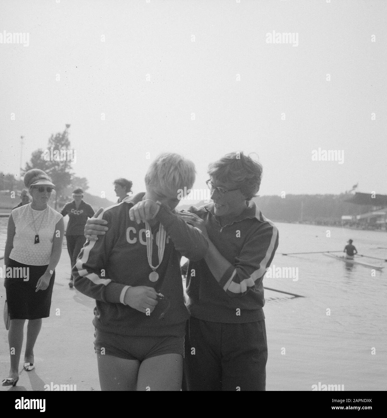 European Women'S Rowing Championships 1966, Galina Konstantinova (Pianto) Data: 27 Agosto 1966 Parole Chiave: Canottaggio, Campionati Nome Personale: Galina Konstantinova Foto Stock