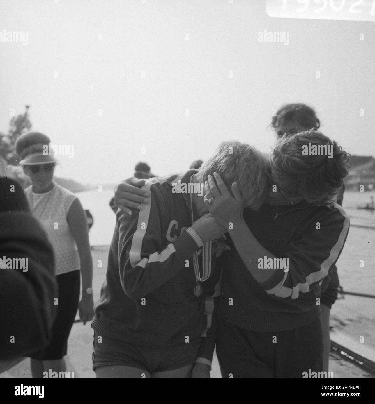 European Women'S Rowing Championships 1966, Galina Konstantinova (Pianto) Data: 27 Agosto 1966 Parole Chiave: Canottaggio, Campionati Nome Personale: Galina Konstantinova Foto Stock
