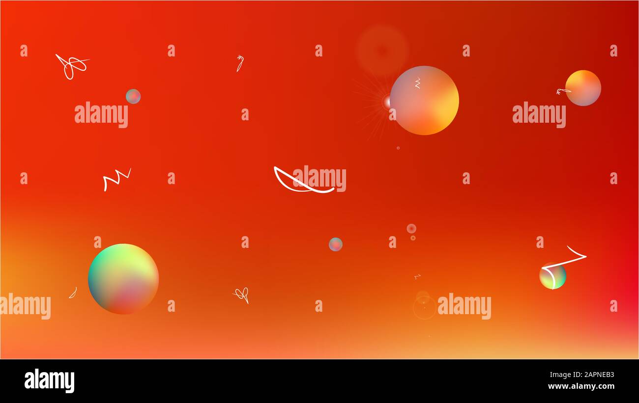 Sfondo dello spazio colorato. Illustrazione, luminosa. Astonomic ad alta risoluzione e fresco. Stelle, pianeti, segni. Universo colorato nuovo spazio sfondo. Illustrazione Vettoriale