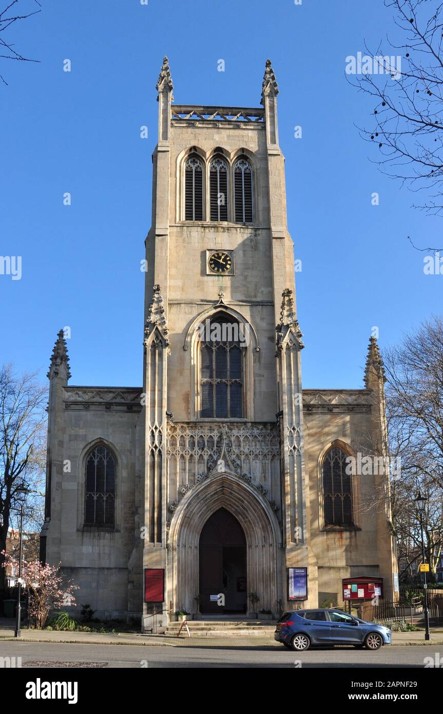 St Mark'S Church, Myddelton Square, Clerkenwell, Londra, Inghilterra, Regno Unito Foto Stock