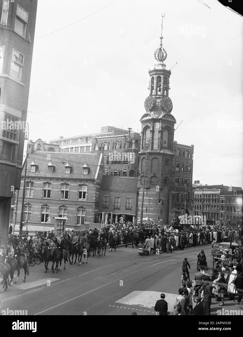 Sfilata di cavalli. Panoramica Mint Data: 21 Giugno 1948 Parole Chiave: Panoramiche Foto Stock