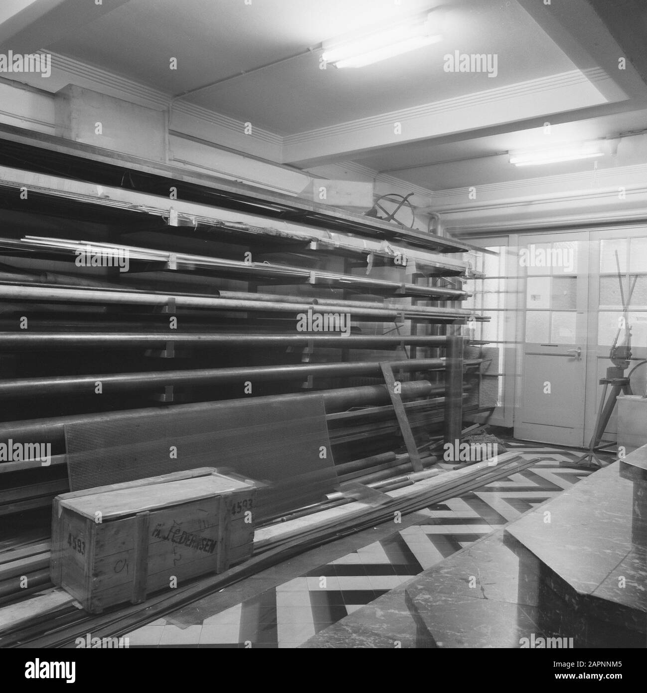 Uffici, stand ferro, scorte Data: 1968 Parole Chiave: Uffici, stand ferro, scorte Foto Stock