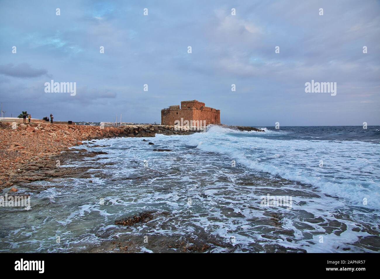 L'antico castello di Paphos, Cipro Foto Stock