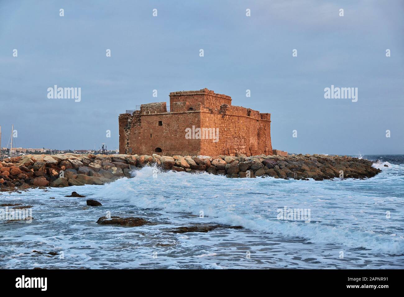 L'antico castello di Paphos, Cipro Foto Stock