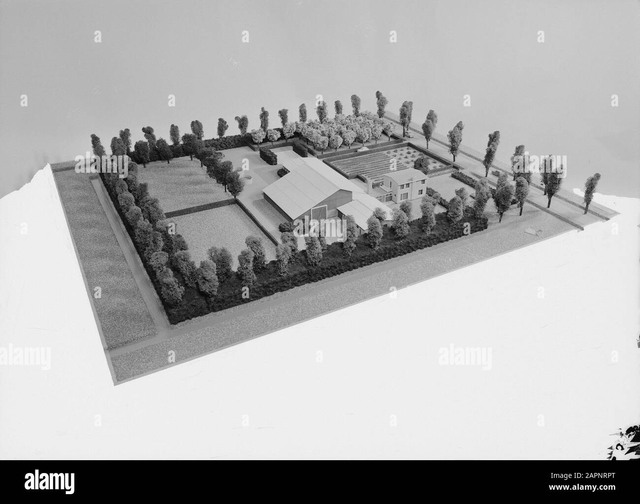 Modelle, agroconstruction Data: Gennaio 1958 Parole Chiave: Modelle Nome personale: Agrobouw Foto Stock