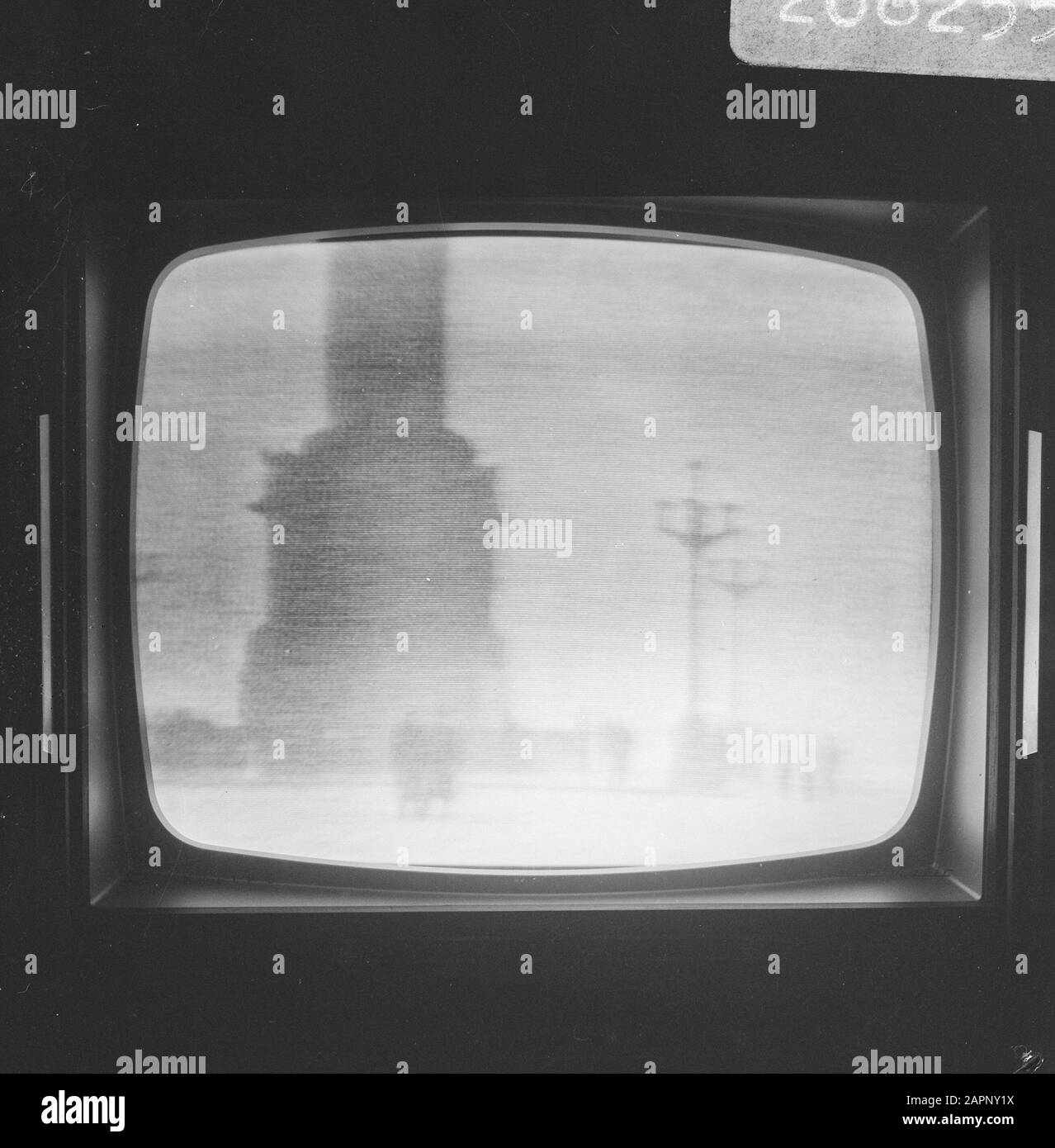 Cinquant'anni Repubblica in Russia. La piazza di Leningrado dove la rivoluzione iniziò dalla TV Data: 1 novembre 1967 Località: Leningrado Parole Chiave: Rivoluzioni, piazze Foto Stock