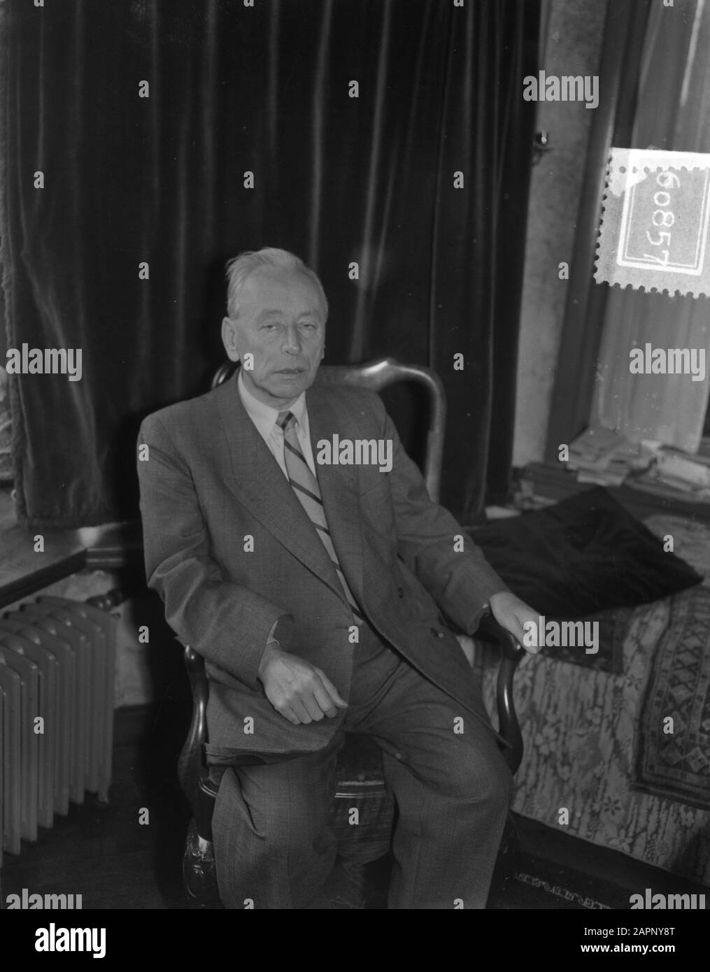 Prof. Zernike Premio Nobel Data: 4 novembre 1953 Parole Chiave: Premio Nobel Nome personale: Zernike, F. Foto Stock