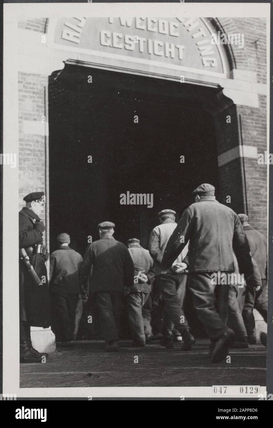 Campi, prigionieri, lavoro Data: Luogo non drogato: Drenthe, Veenhuizen Parole Chiave: Lavoro, prigionieri, campi Foto Stock