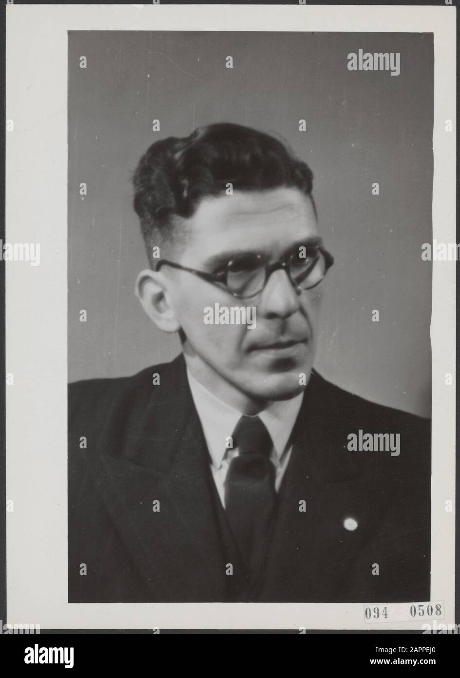 Segretario del consiglio di amministrazione del n v b Data: Parole Chiave non date: Organizzazioni, ritratti Nome personale: Thomassen, Wim Foto Stock