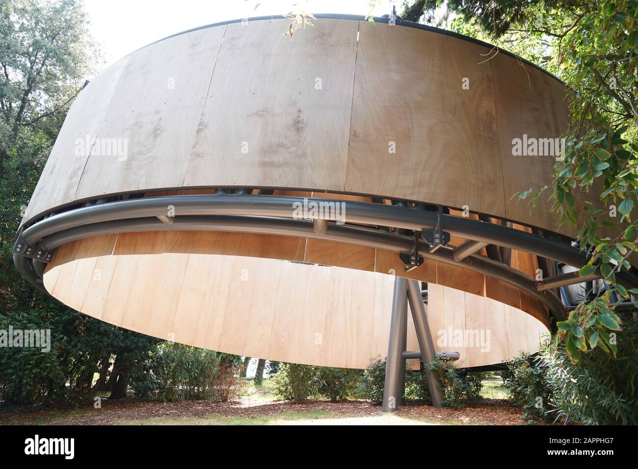 Le 10 cappelle nei boschi Della Santa Sede alla Biennale di architettura di Venezia 2018, San Giorgio maggiore iland, San Marco sestiere, Venezia, Veneto, i Foto Stock