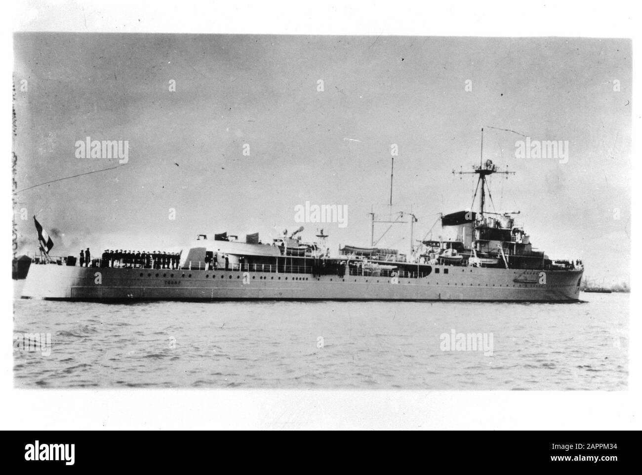Navy [Navy] Anefo serie London Hr. Sig.Ra Dan. TMP Data: 1940-1945 Parole Chiave: Navy, navi da guerra, seconda guerra mondiale Foto Stock