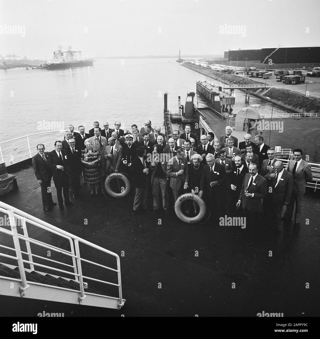 Assegnazione Relazioni Pubbliche Continentali A Rotterdam Data: 17 Ottobre 1974 Località: Rotterdam, Zuid-Holland Nome Dell'Istituzione: Relazioni Pubbliche Continentali Foto Stock