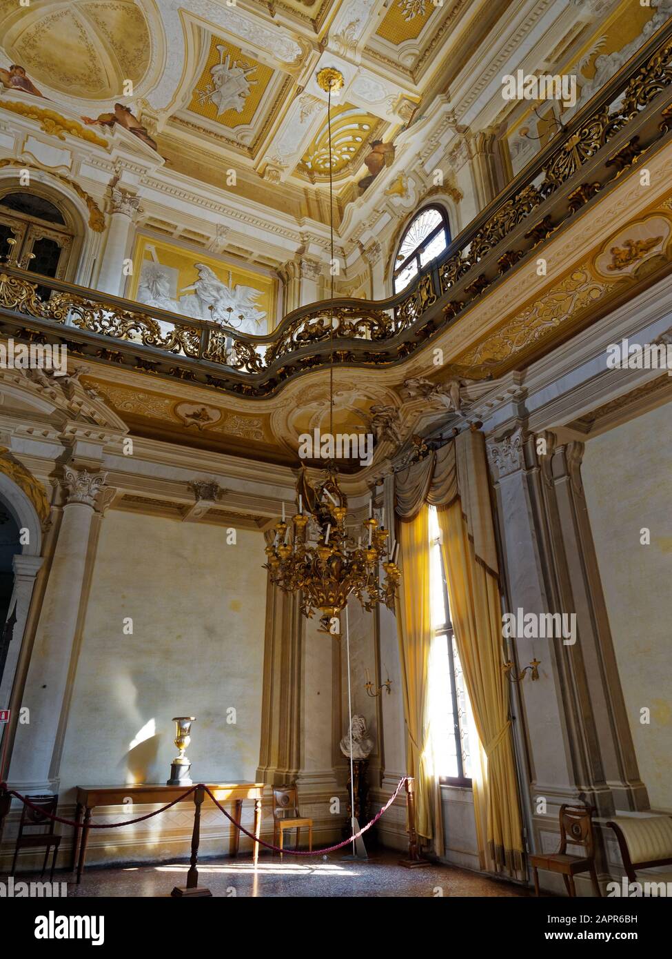 Villa Pisani, Stra, Ville Venete, Brenta, Veneto, Italia Foto Stock