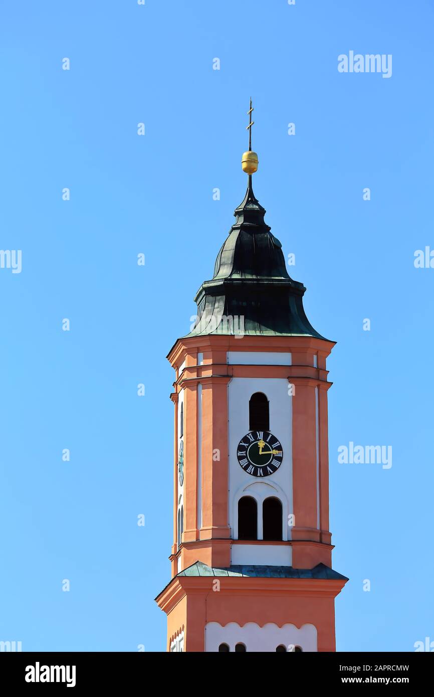 I luoghi di interesse di San Michele di Krumbach (Swabia) Foto Stock