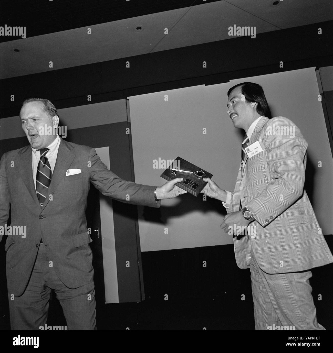 Assegnazione Singer In Hiltonhotel Data: 6 Giugno 1973 Nome Dell'Istituto: Hiltonhotel Foto Stock